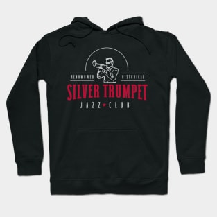 Silver Trumpet Vintage Jazz Club Hoodie